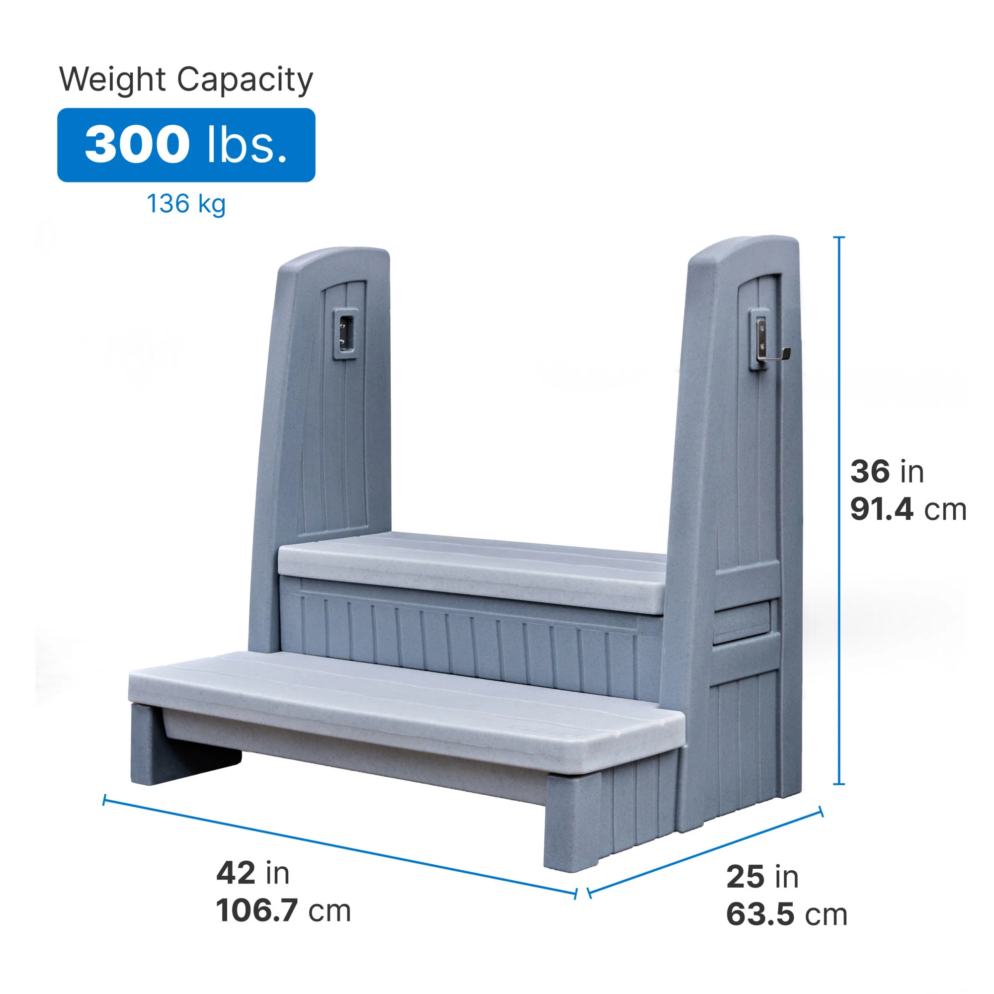 Hot Tub Storage Steps With Handrail™ - Image 10