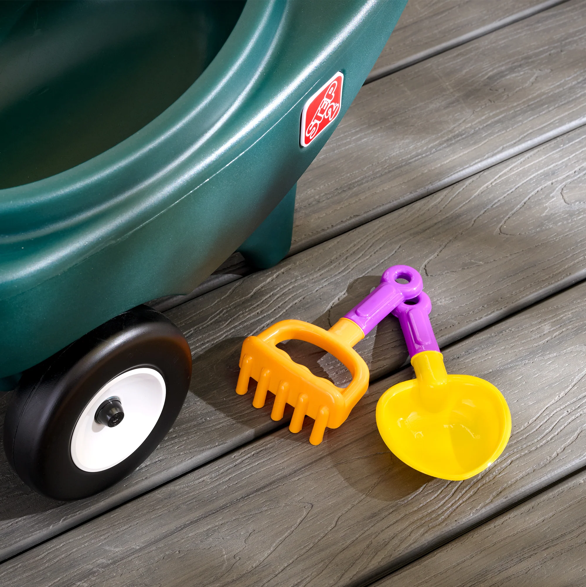 Kids Backyard Builder Garden Cart & Wheelbarrow - Image 2