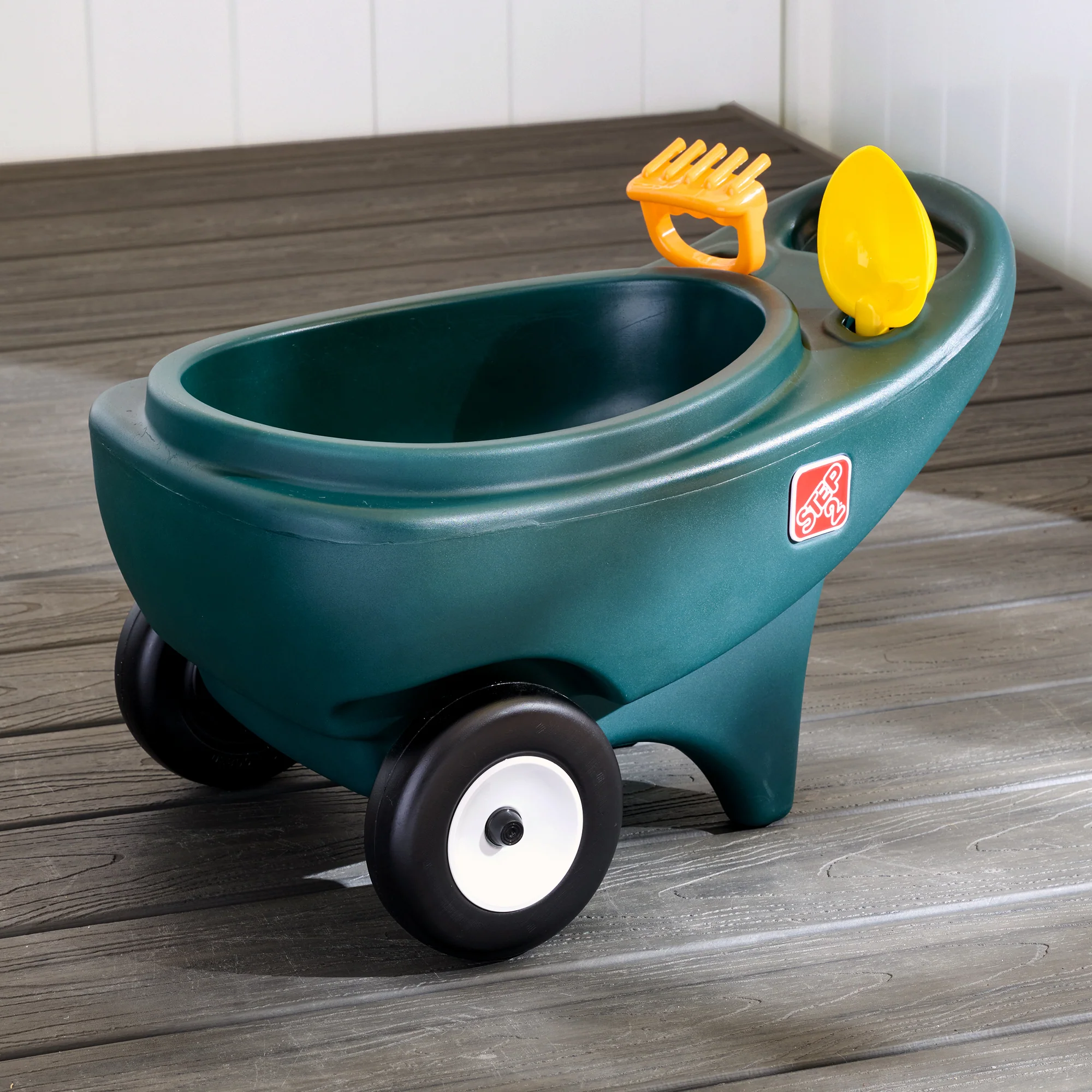 Kids Backyard Builder Garden Cart & Wheelbarrow - Image 3