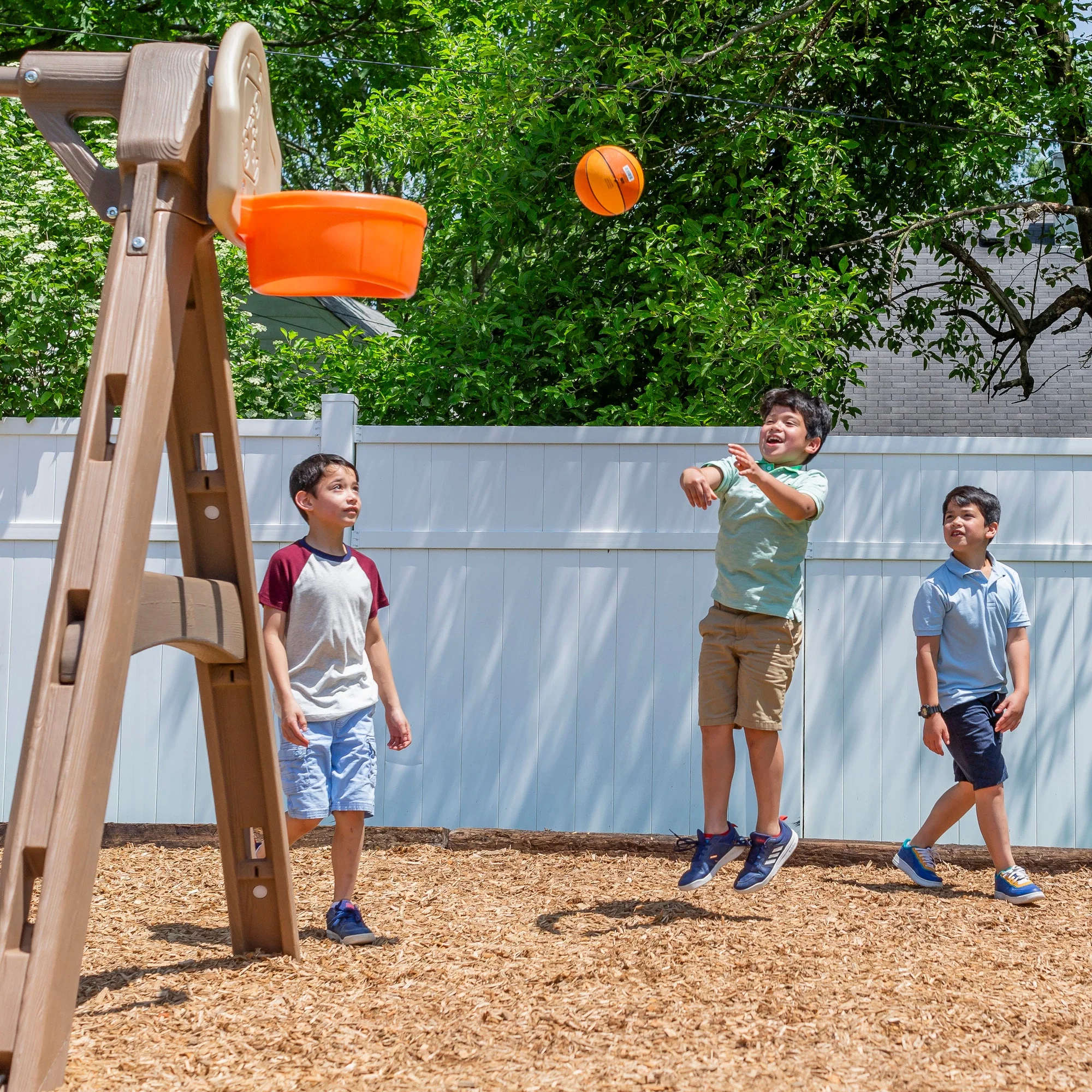 Naturally Playful™ Adventure Lodge Play Center with Glider - Image 6
