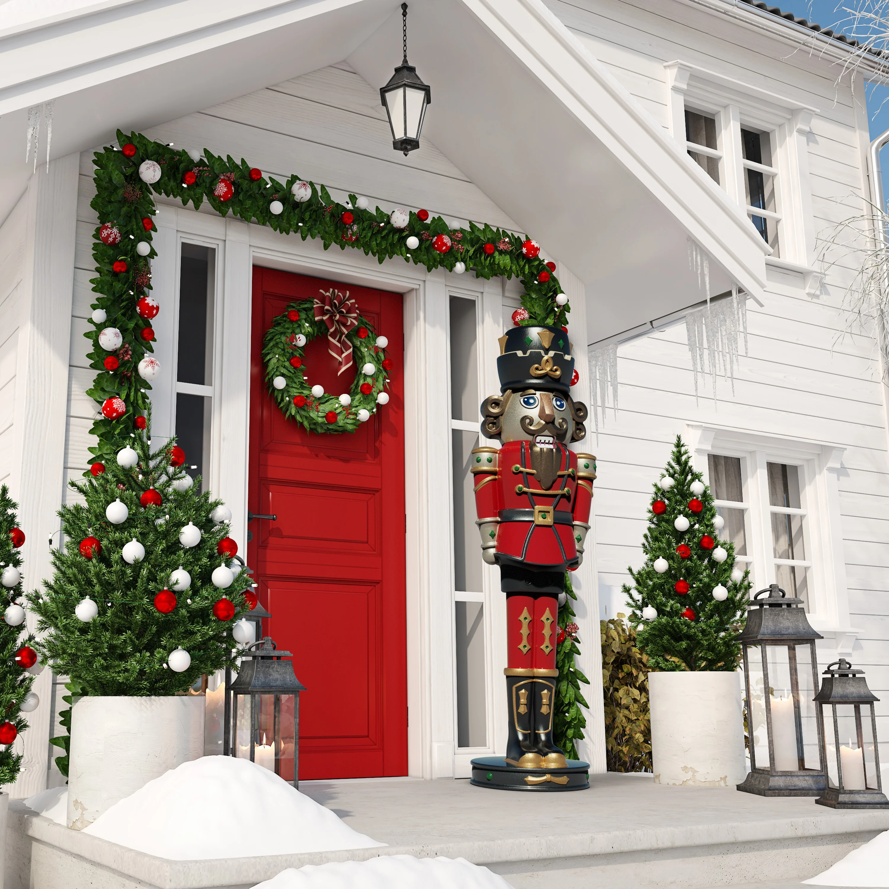 Giant 6ft Paintable Nutcracker Prince - Image 4