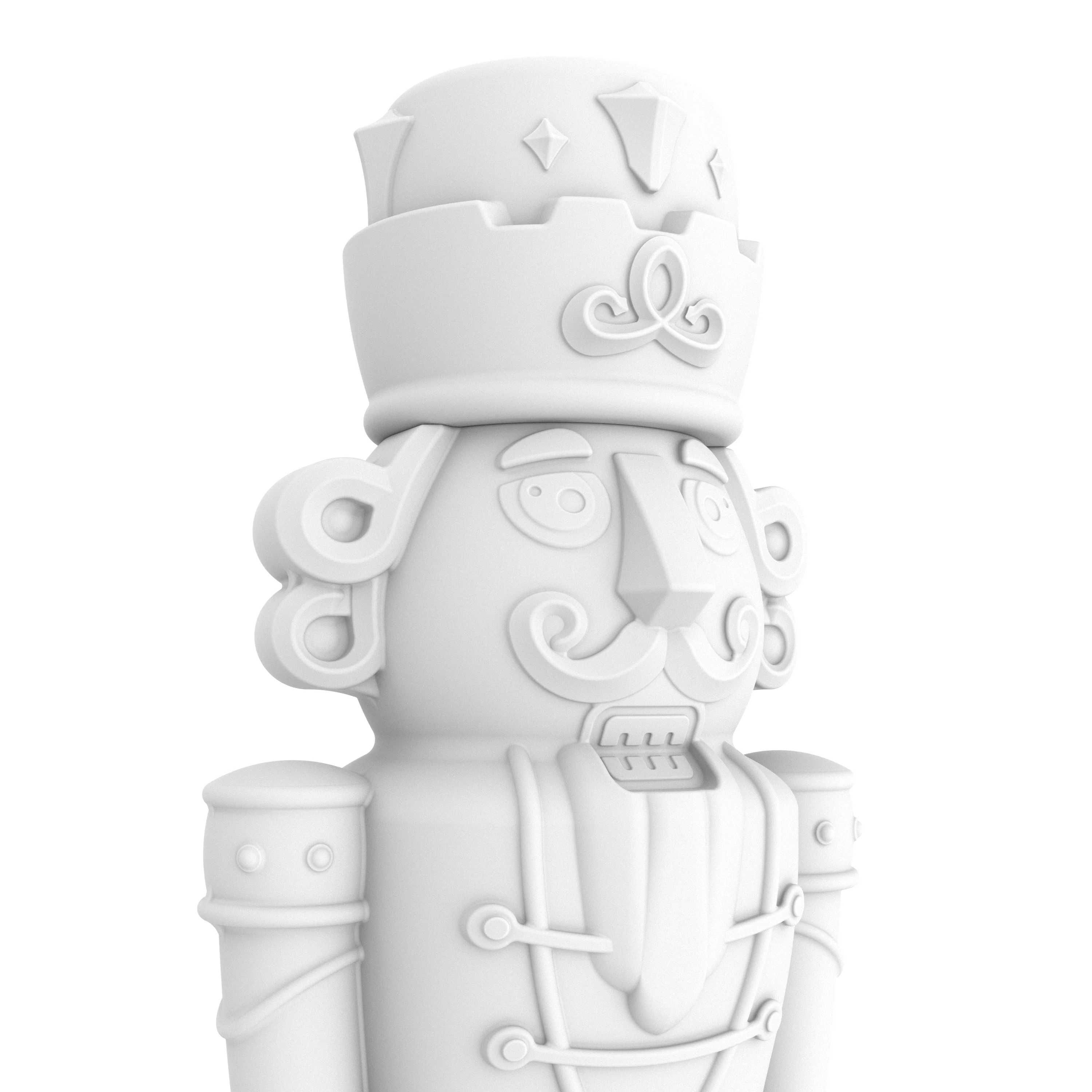 Giant 6ft Paintable Nutcracker Prince - Image 7