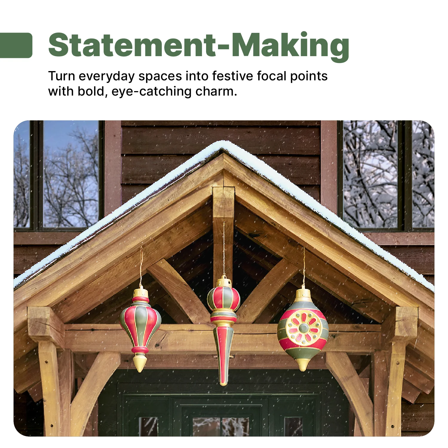 Paintable Large 3-Pack Outdoor Christmas Ornaments - Image 20