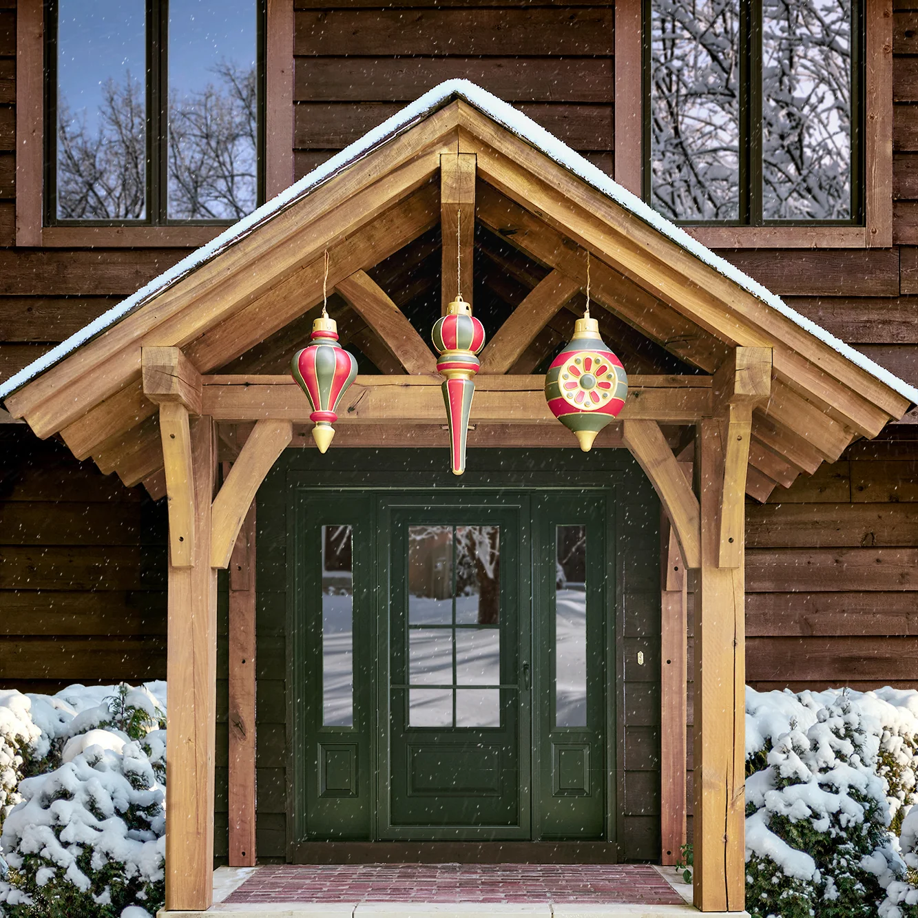 Paintable Large 3-Pack Outdoor Christmas Ornaments - Image 6