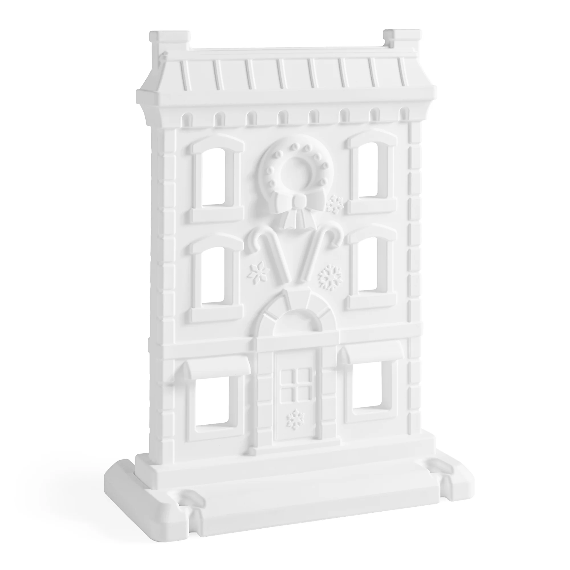 Paintable Large 3-Piece Outdoor Christmas Village - Image 2