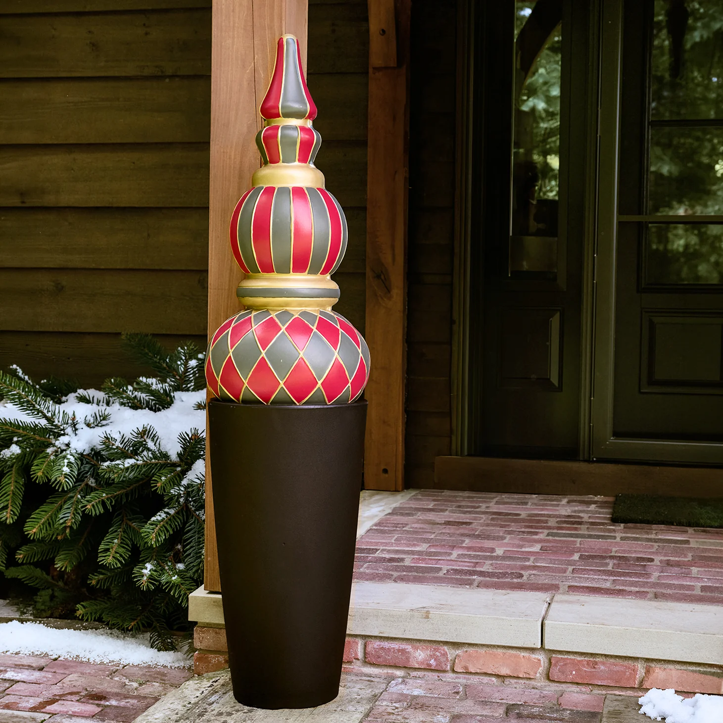 Paintable Outdoor Christmas Ornament Topiary - Image 3