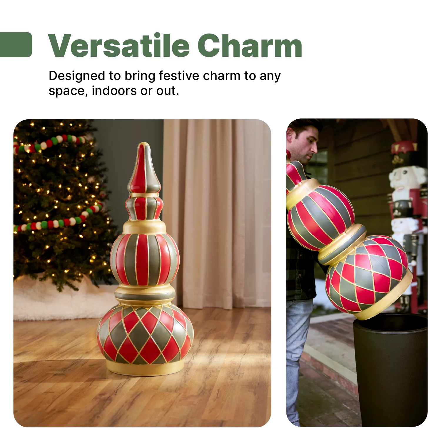 Paintable Outdoor Christmas Ornament Topiary - Image 7