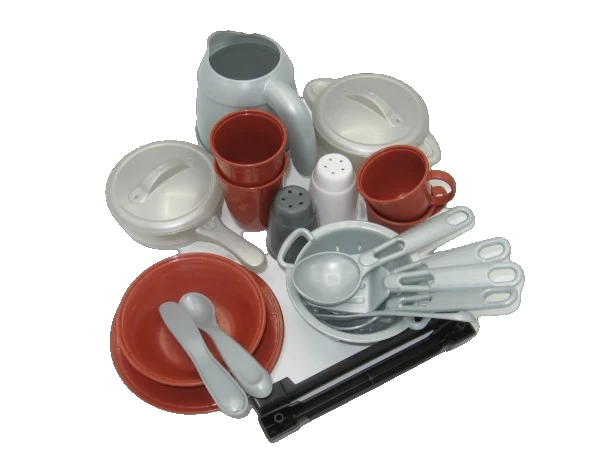 Dish Set Coffee Pot & Door Handles (R1) (142898)