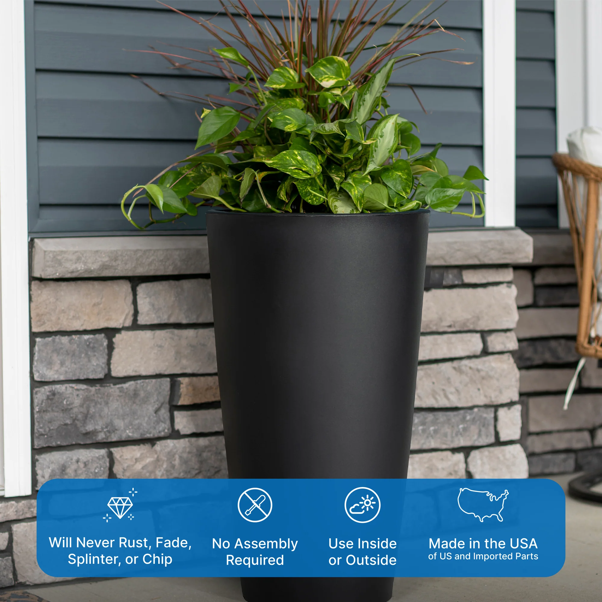 Tremont Tall Round Tapered Planter™ - Image 6