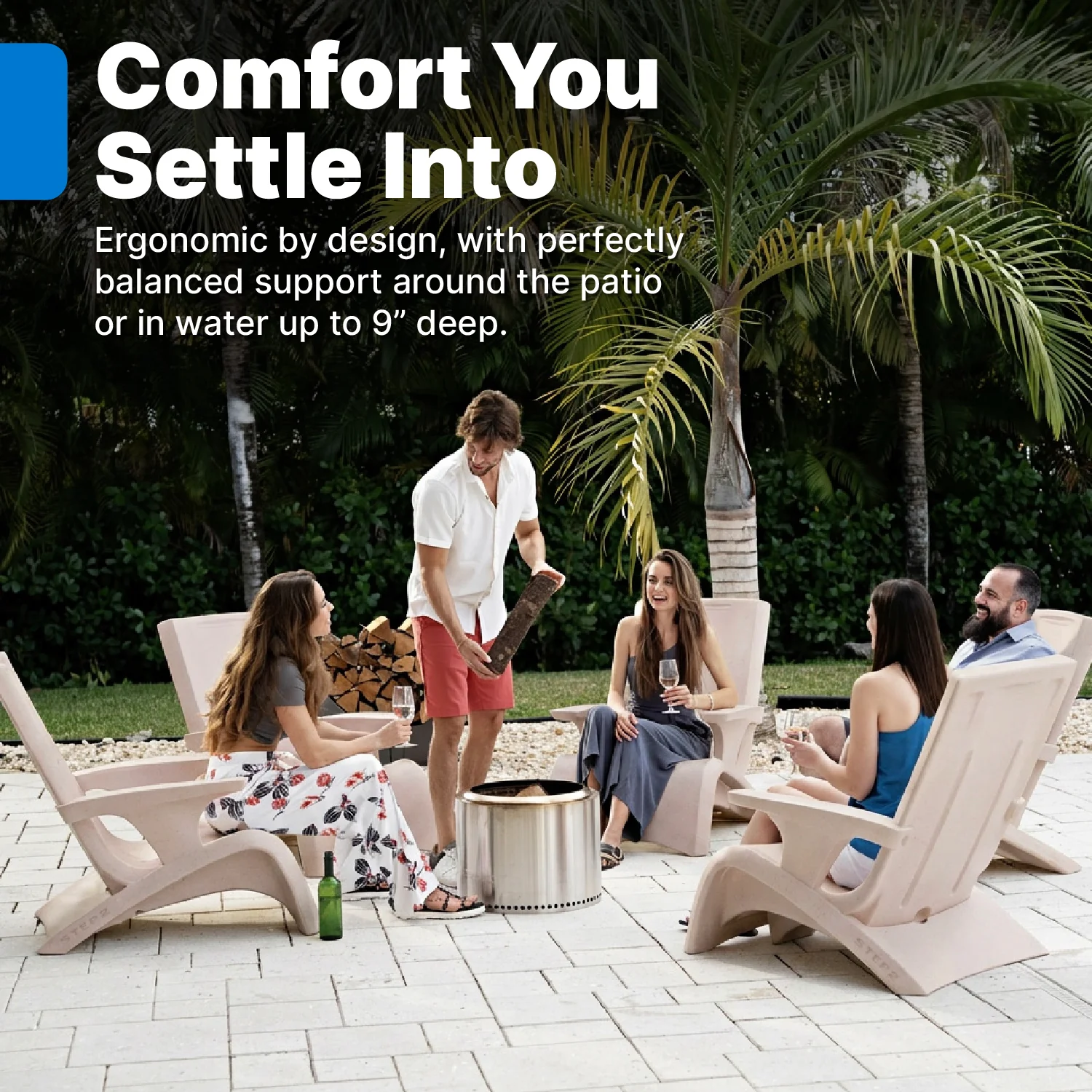 Vero Adirondack Chair™ Earth Tones Collection - Image 9