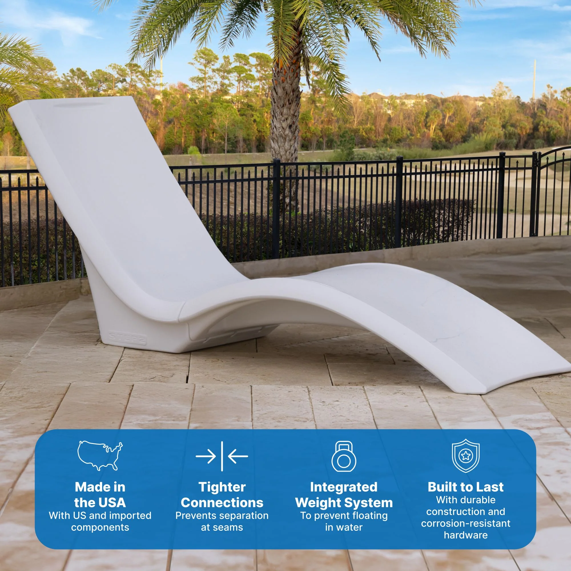 Vero Pool Lounger™ + Flip Seat™ Bundle - Image 8